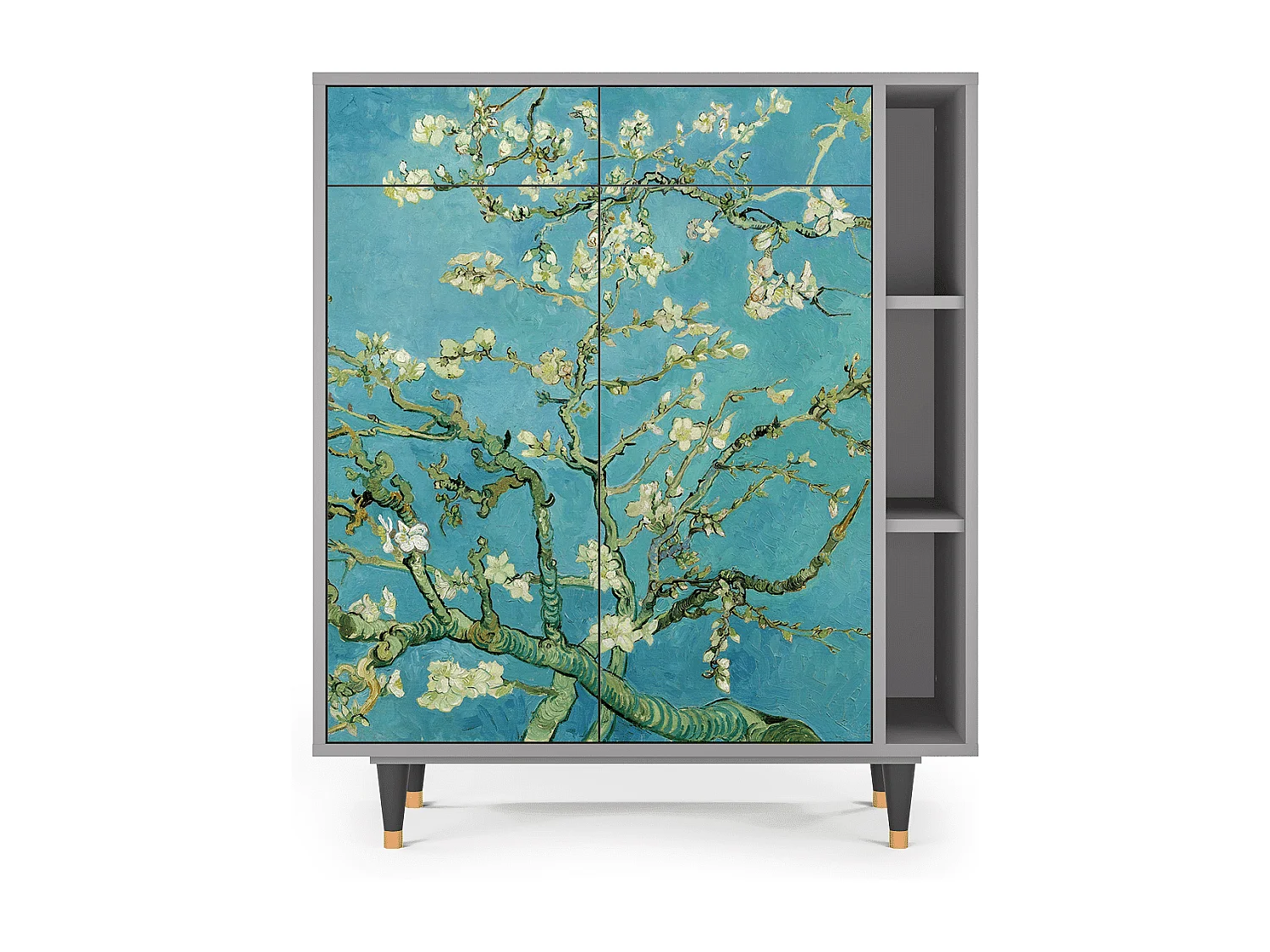 Buffet - 96х110х41 cm - BS6 - Almond Blossom, Gris