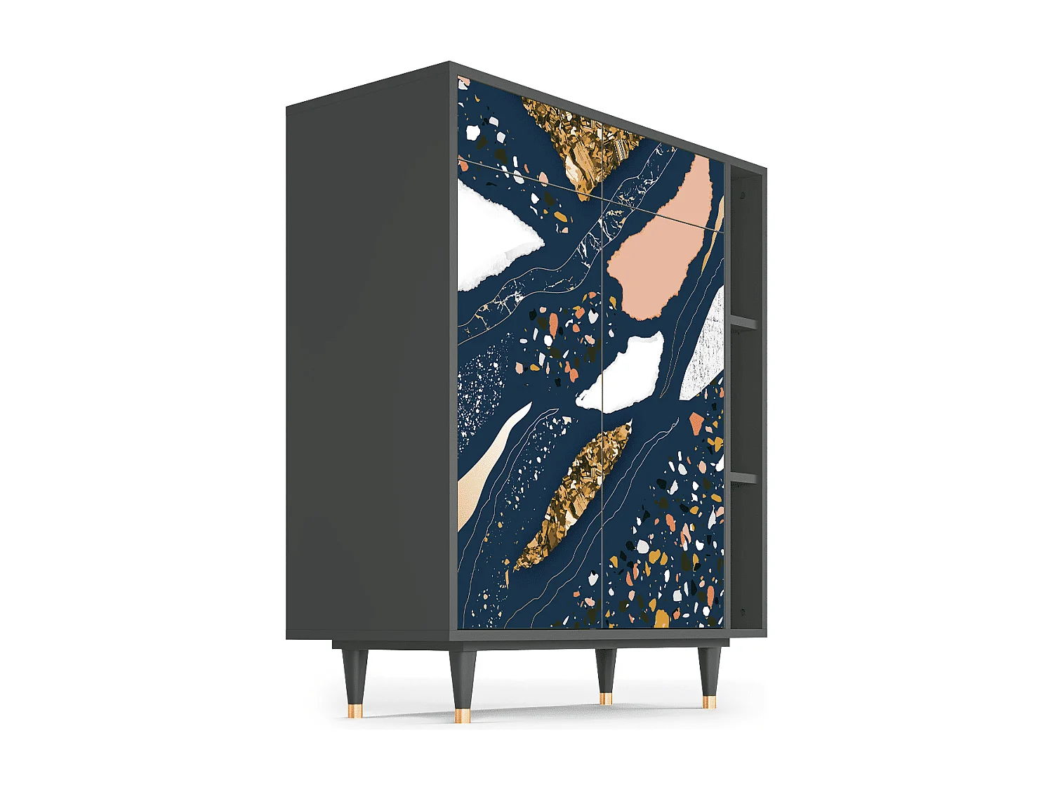 Buffet - 96х110х41 cm - BS6 - Nude Iceberg, Anthracite