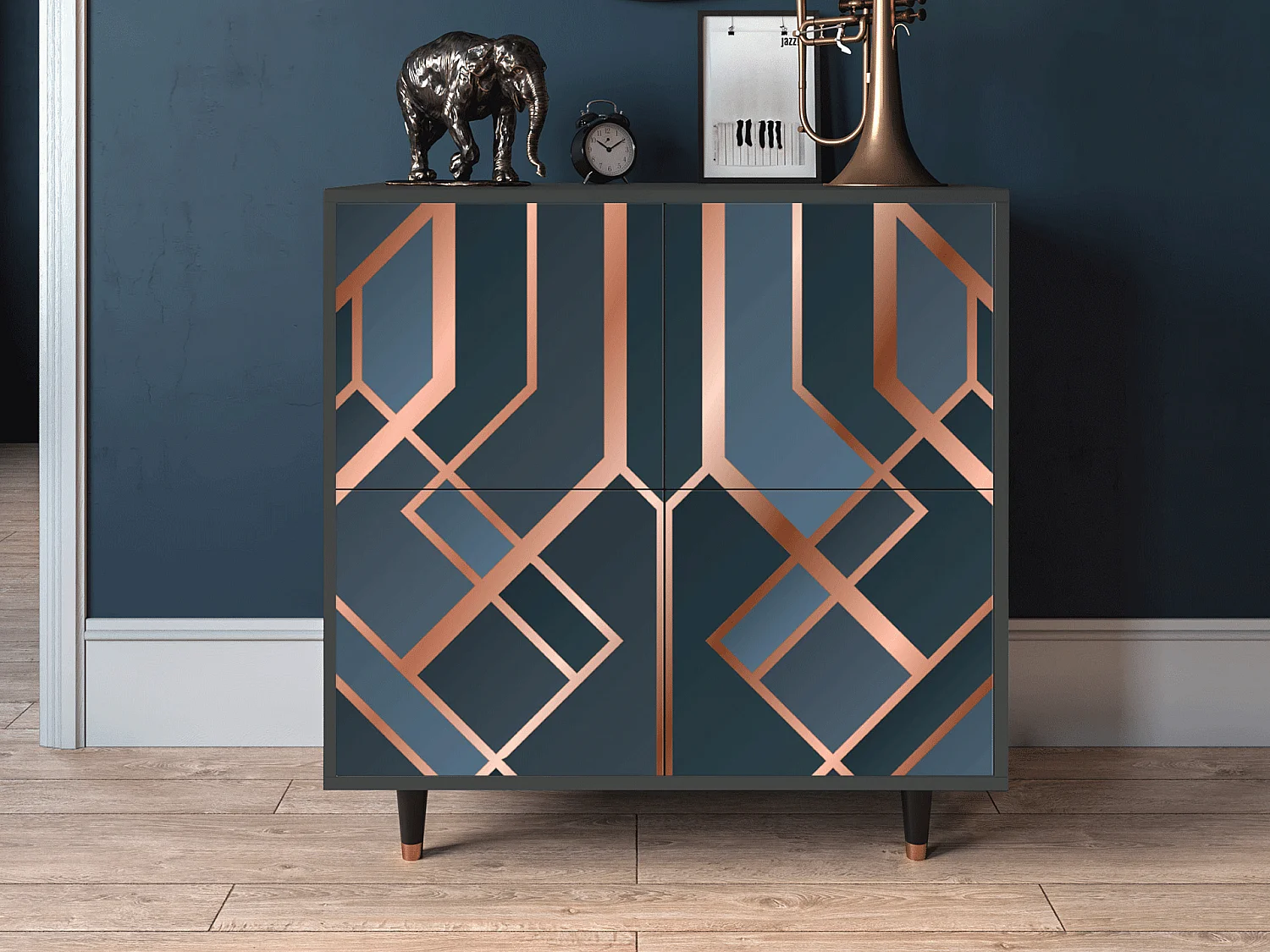 Dressoir - 94x96x48 cm - BS3 - Ashy 1920', Antraciet