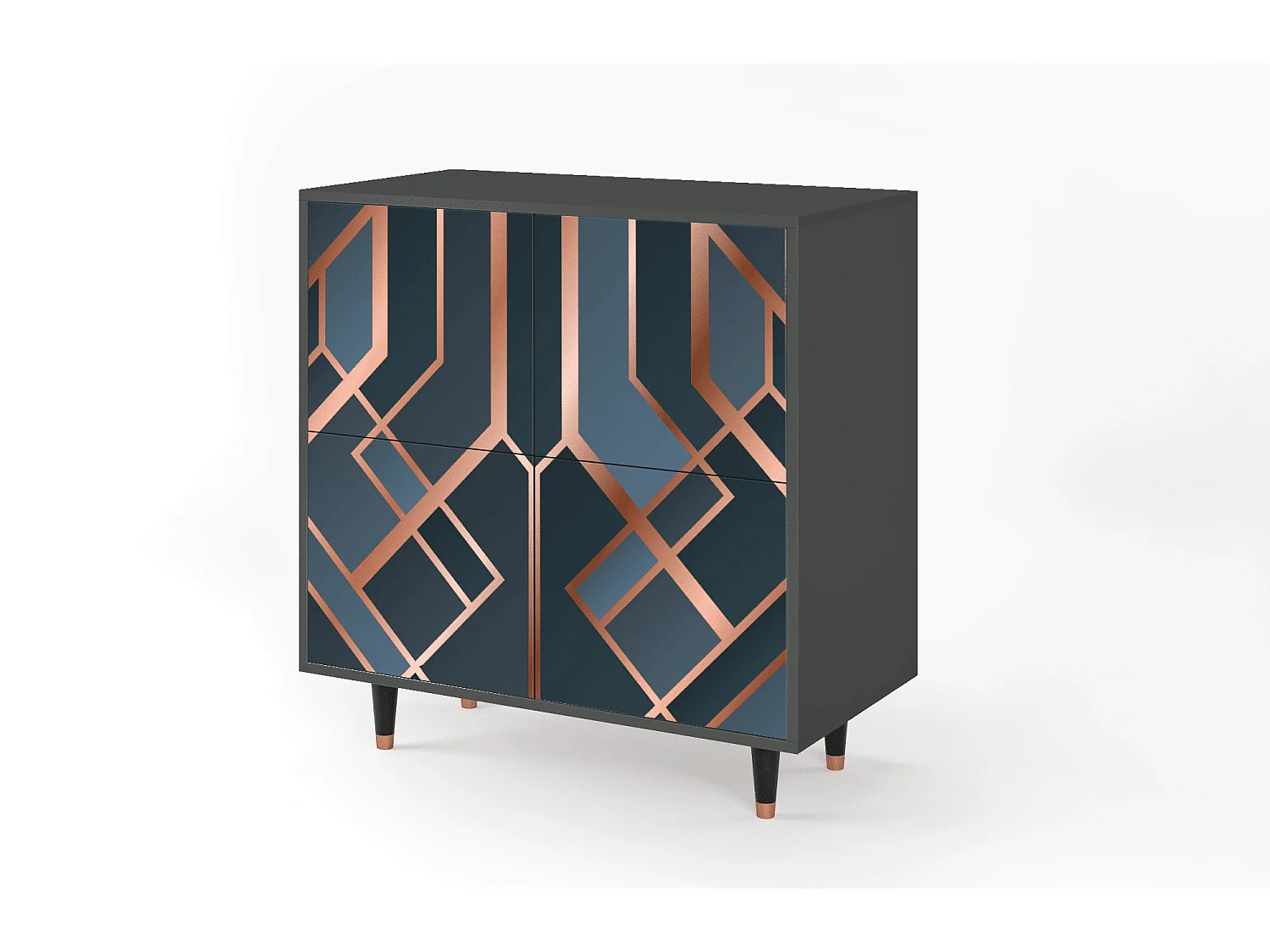 Dressoir - 94x96x48 cm - BS3 - Ashy 1920', Antraciet