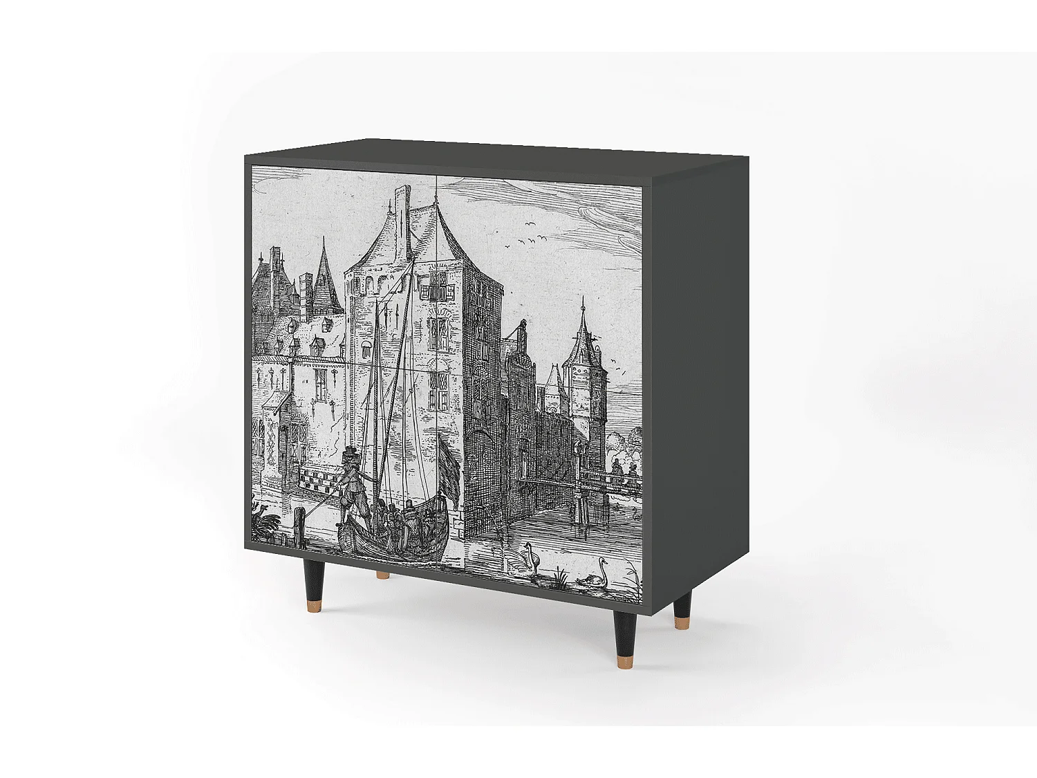 Aparador - 94x96x48 cm - BS3 - Castle by Breugel, Antracite