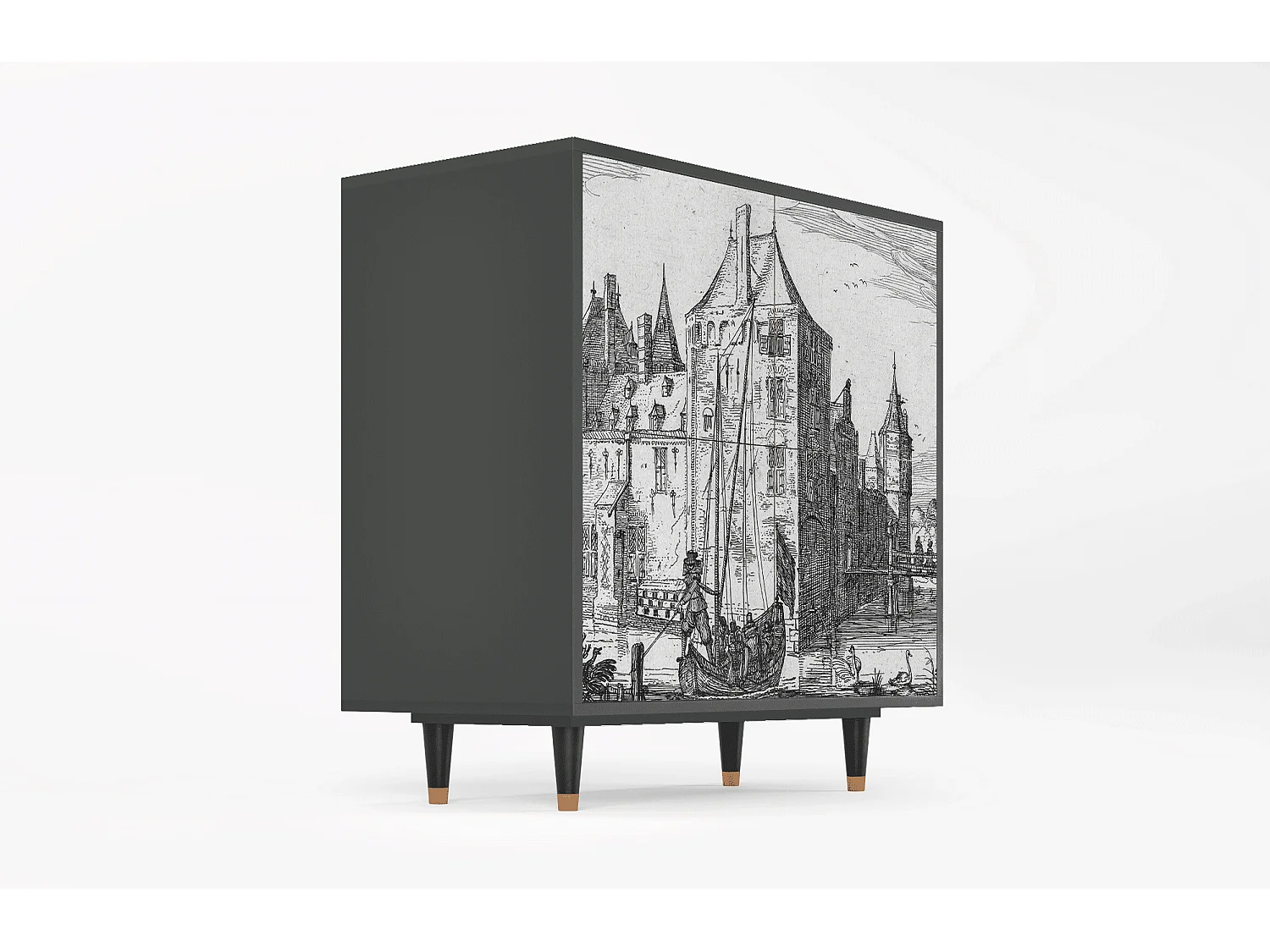 Buffet - 94x96x48 cm - BS3 - Castle by Breugel, Anthracite