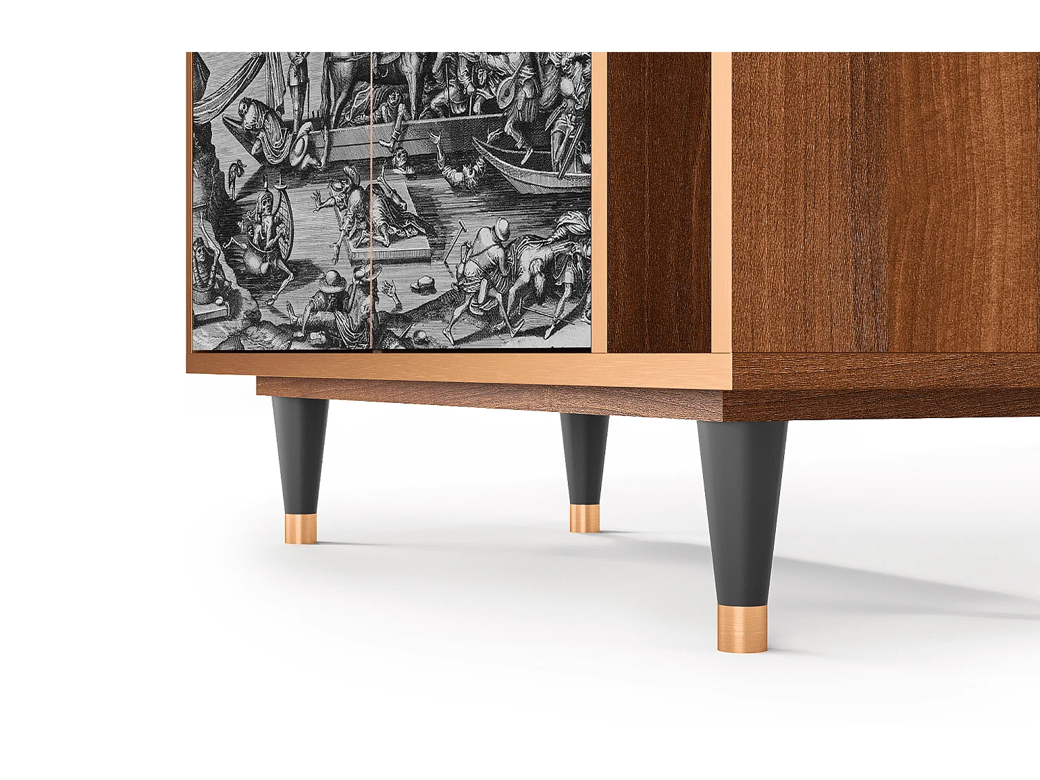 Kredens - 96х110х41 cm - BS6 - Saint Martin, Orzech