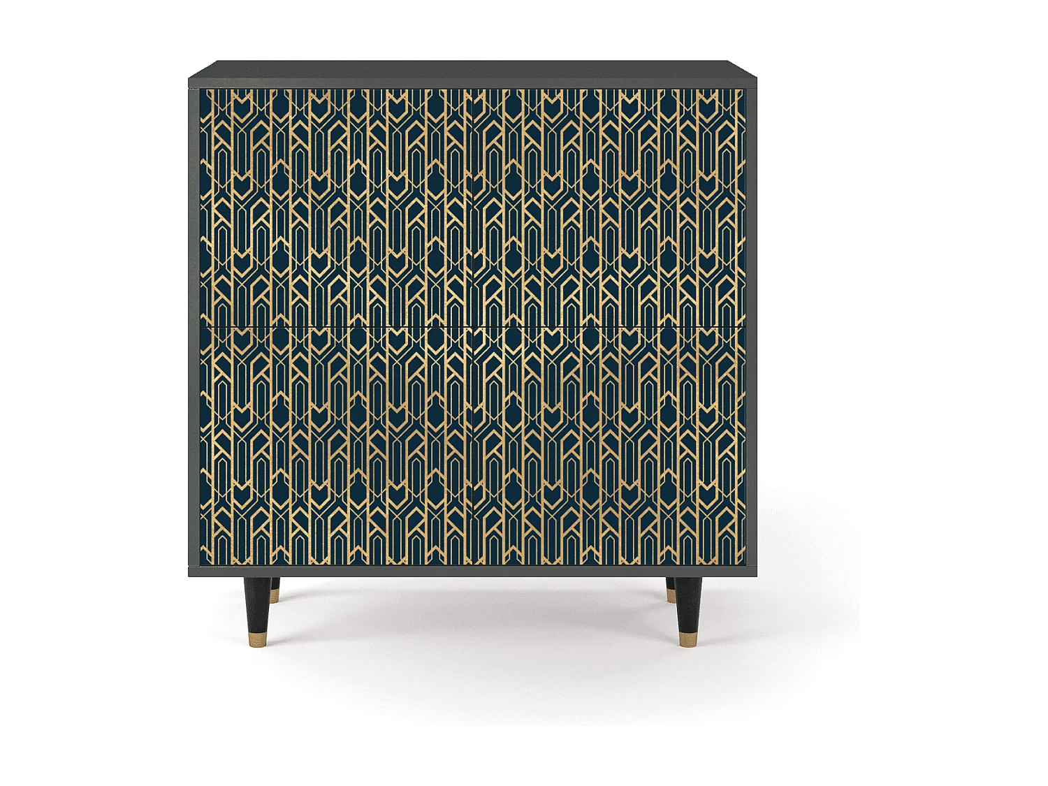 Aparador - 94x96x48 cm - BS3 - Golden Empire, Antracita