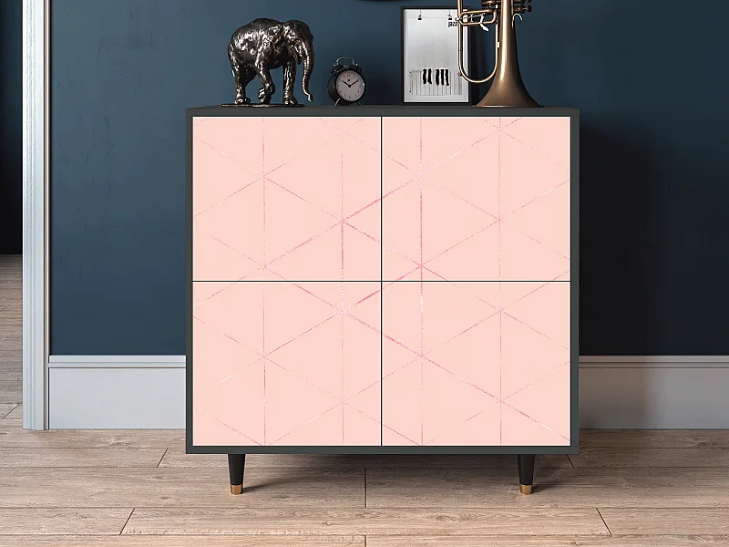 Credenza - 94x96x48 cm - BS3 - Rose Quartz, Antracite