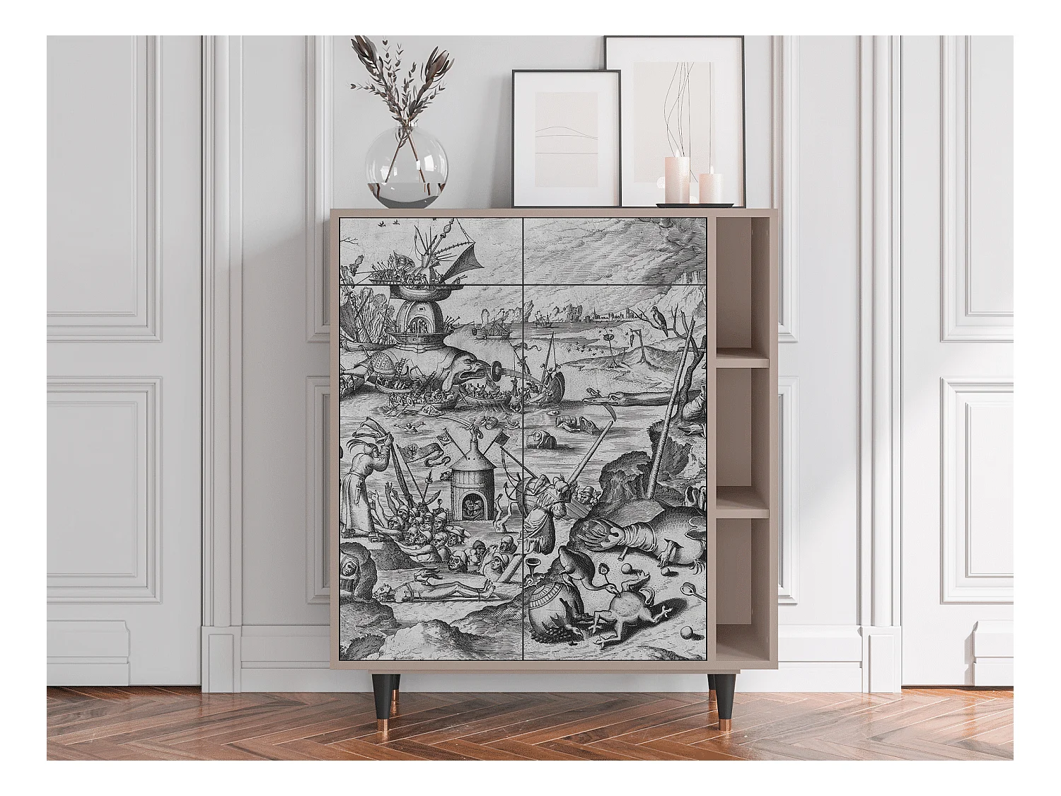 Buffet - 96х110х41 cm - BS6 - The Temptation, Latte