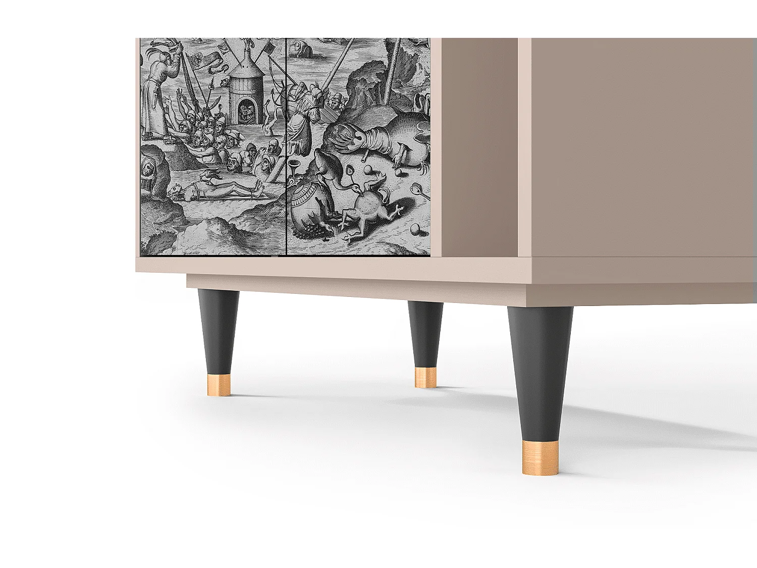 Aparador - 96х110х41 cm - BS6 - The Temptation, Latte