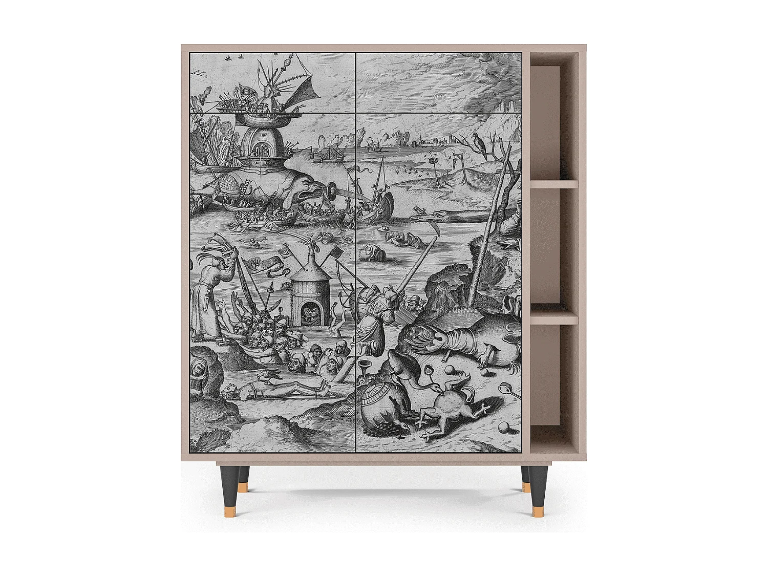 Buffet - 96х110х41 cm - BS6 - The Temptation, Latte