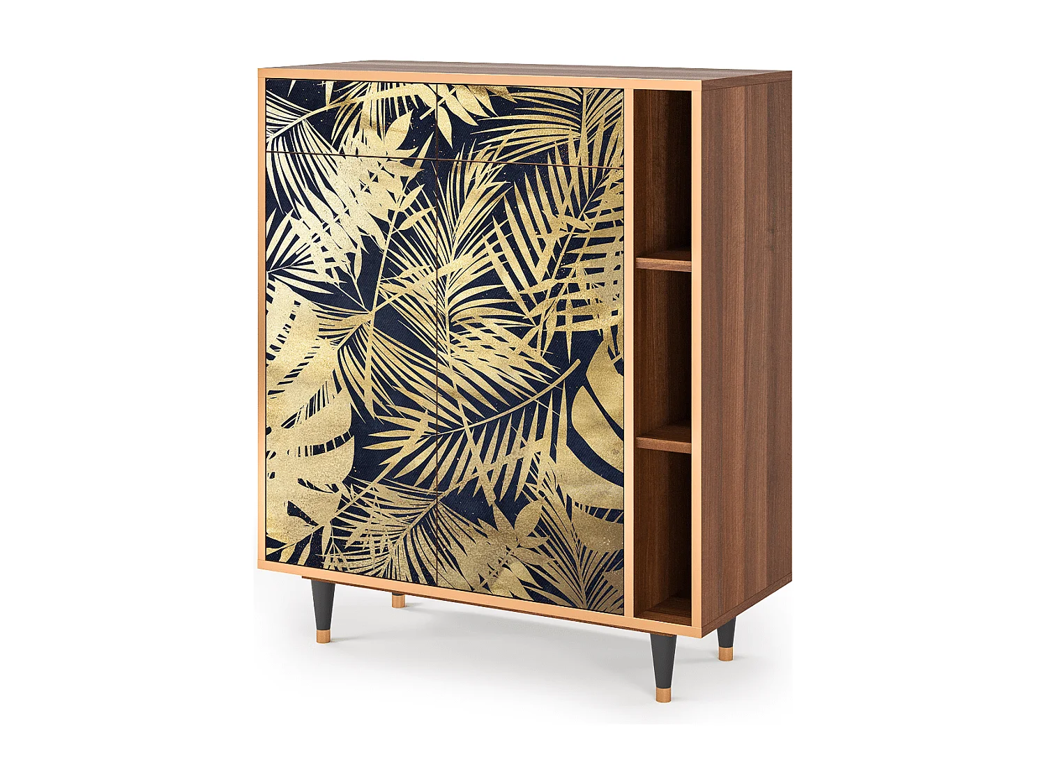 Kredens - 96х110х41 cm - BS6 - Jungle Vibes, Orzech