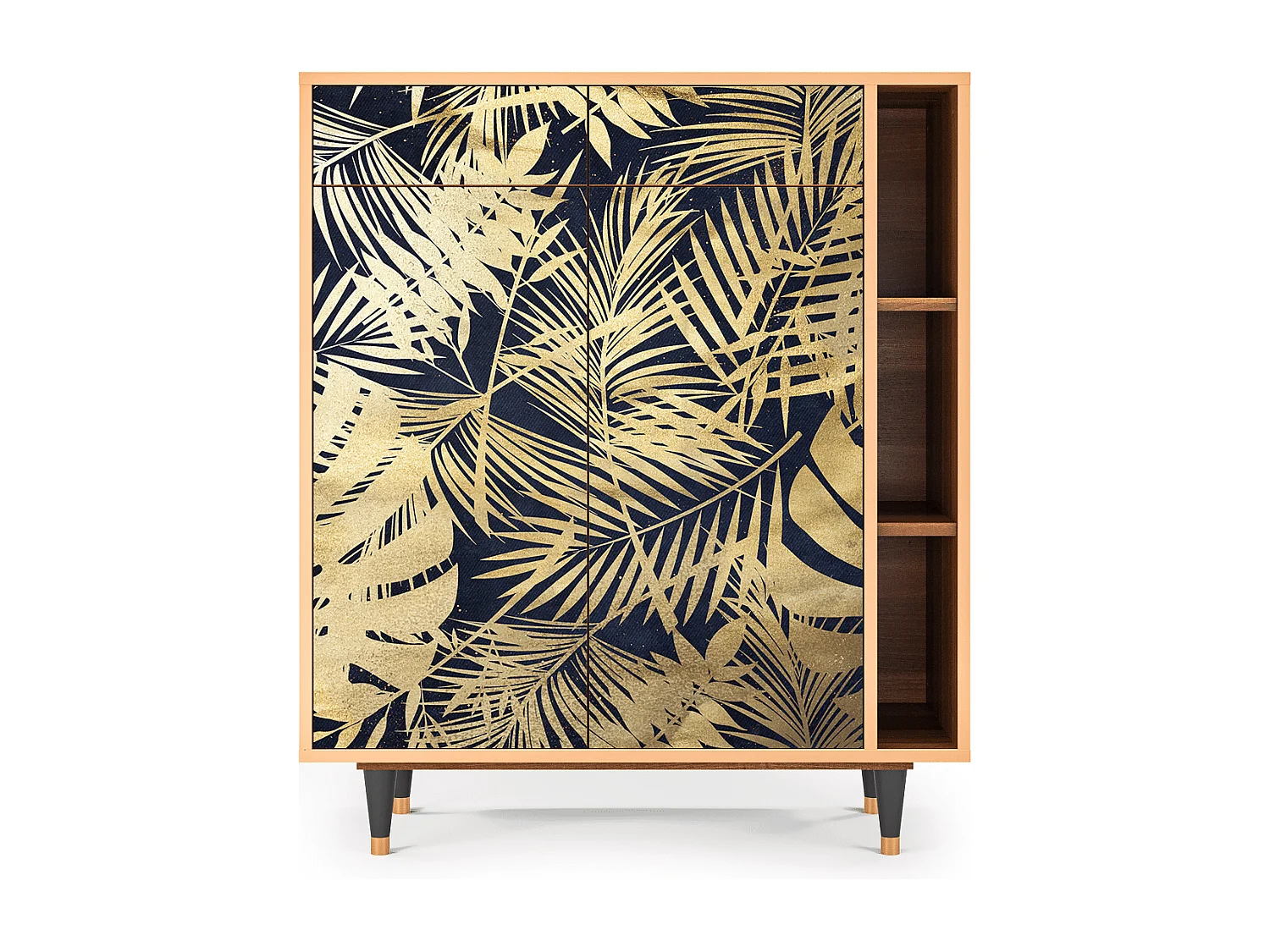 Dressoir - 96х110х41 cm - BS6 - Jungle Vibes, Walnoot