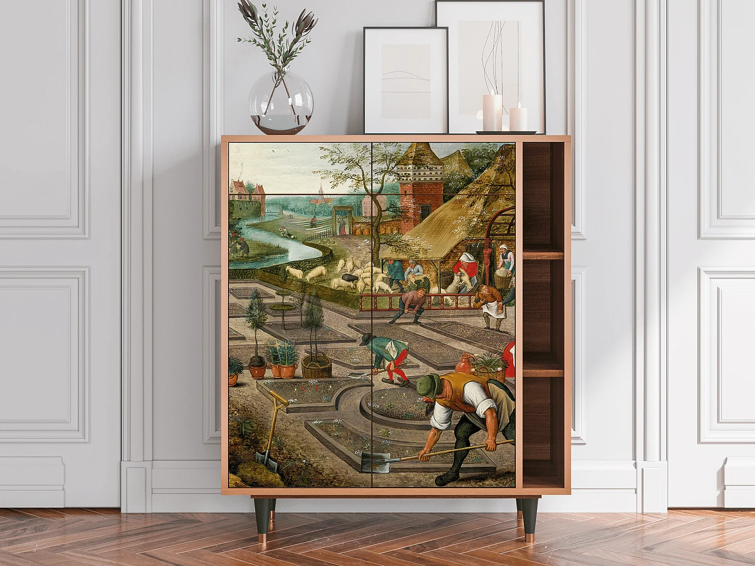 Buffet - 96х110х41 cm - BS6 - The Younger - Spring, Noyer