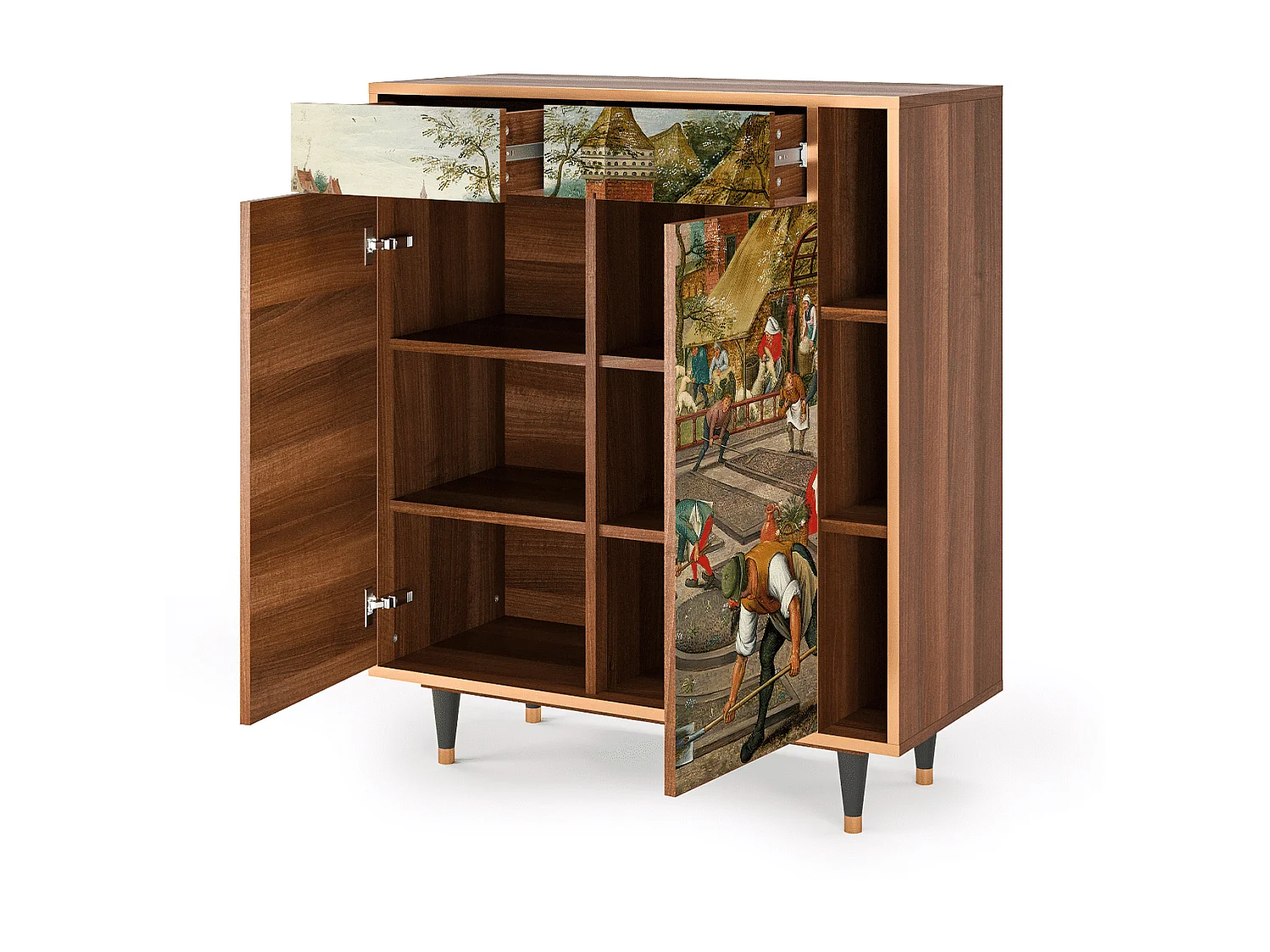 Buffet - 96х110х41 cm - BS6 - The Younger - Spring, Noyer