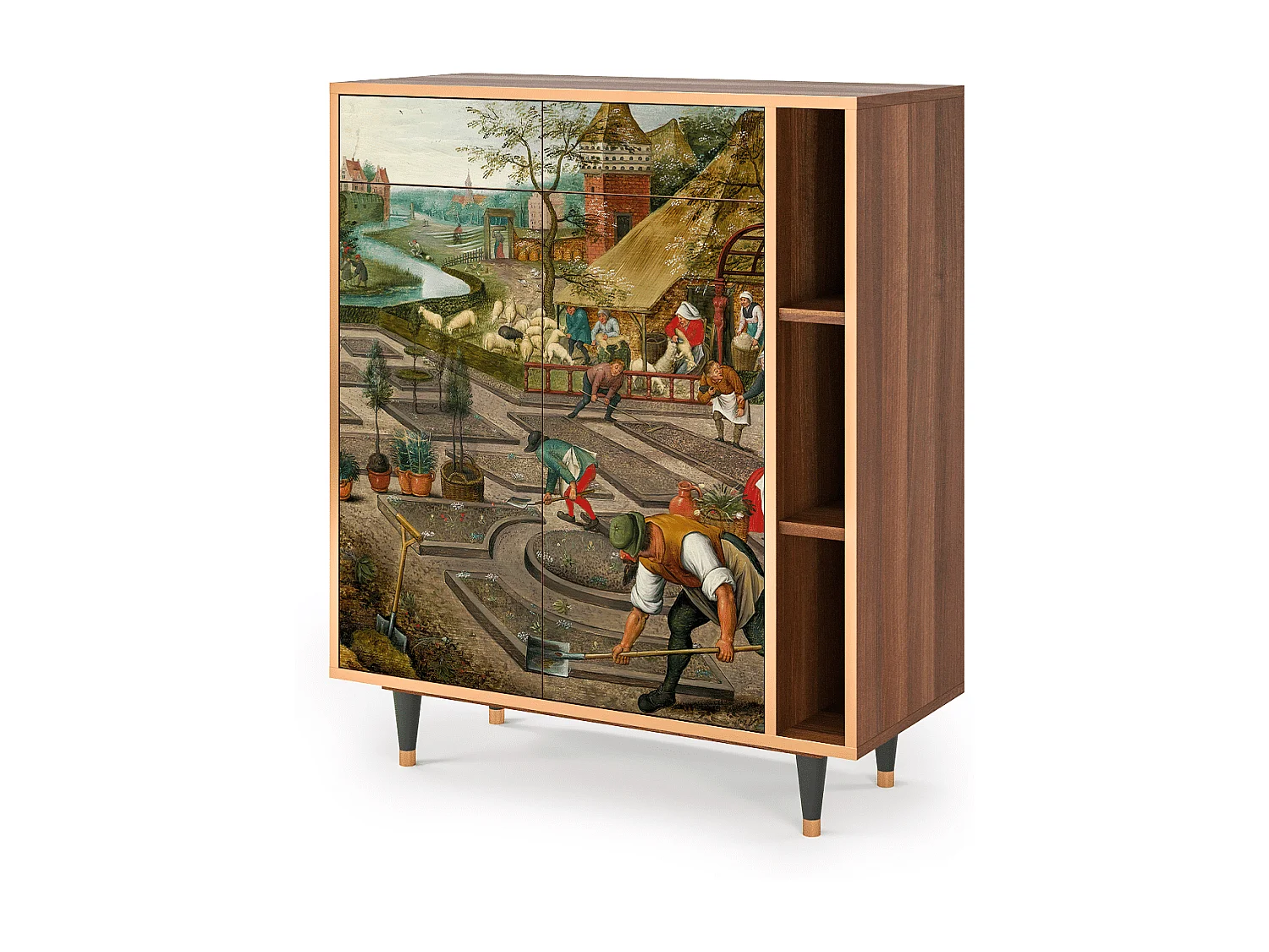 Credenza - 96х110х41 cm - BS6 - The Younger - Spring, Noce