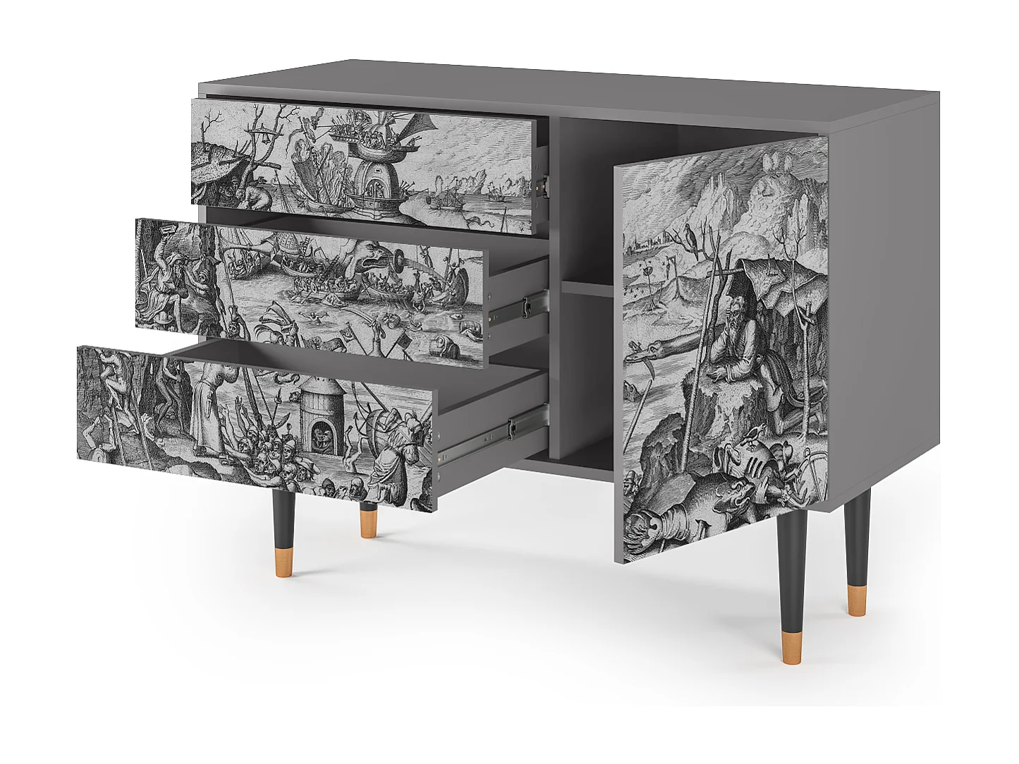 Credenza - 115х84х41 cm - S3 - The Temptation, Grigio
