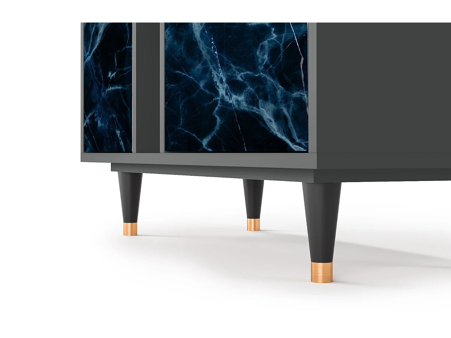 Kredens - 94х96х41 cm - BS5 - Deep Ocean, Antracyt