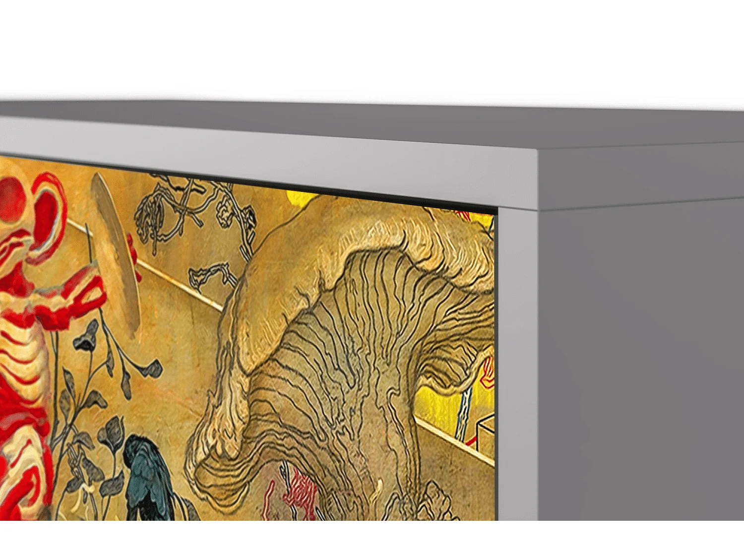 Credenza - 115х84х41 cm - S3 - Blood by James Jean, Grigio