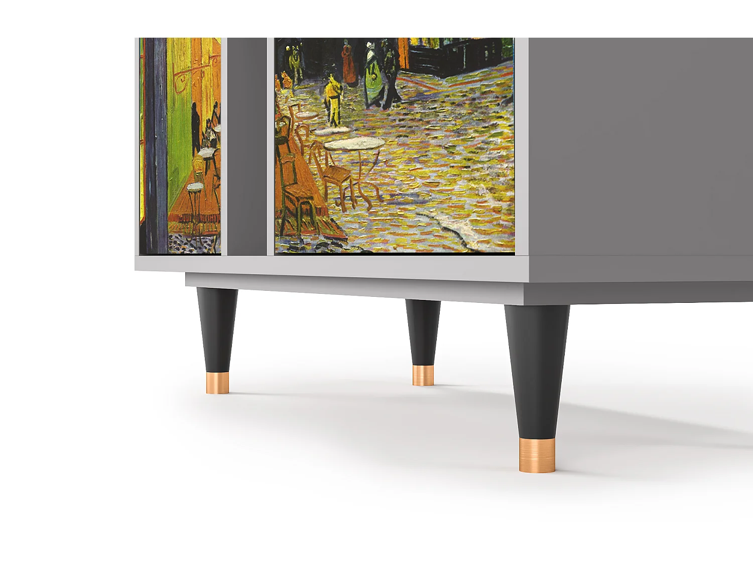 Credenza - 94х96х41 cm - BS5 - Café Terrace at Night, Grigio