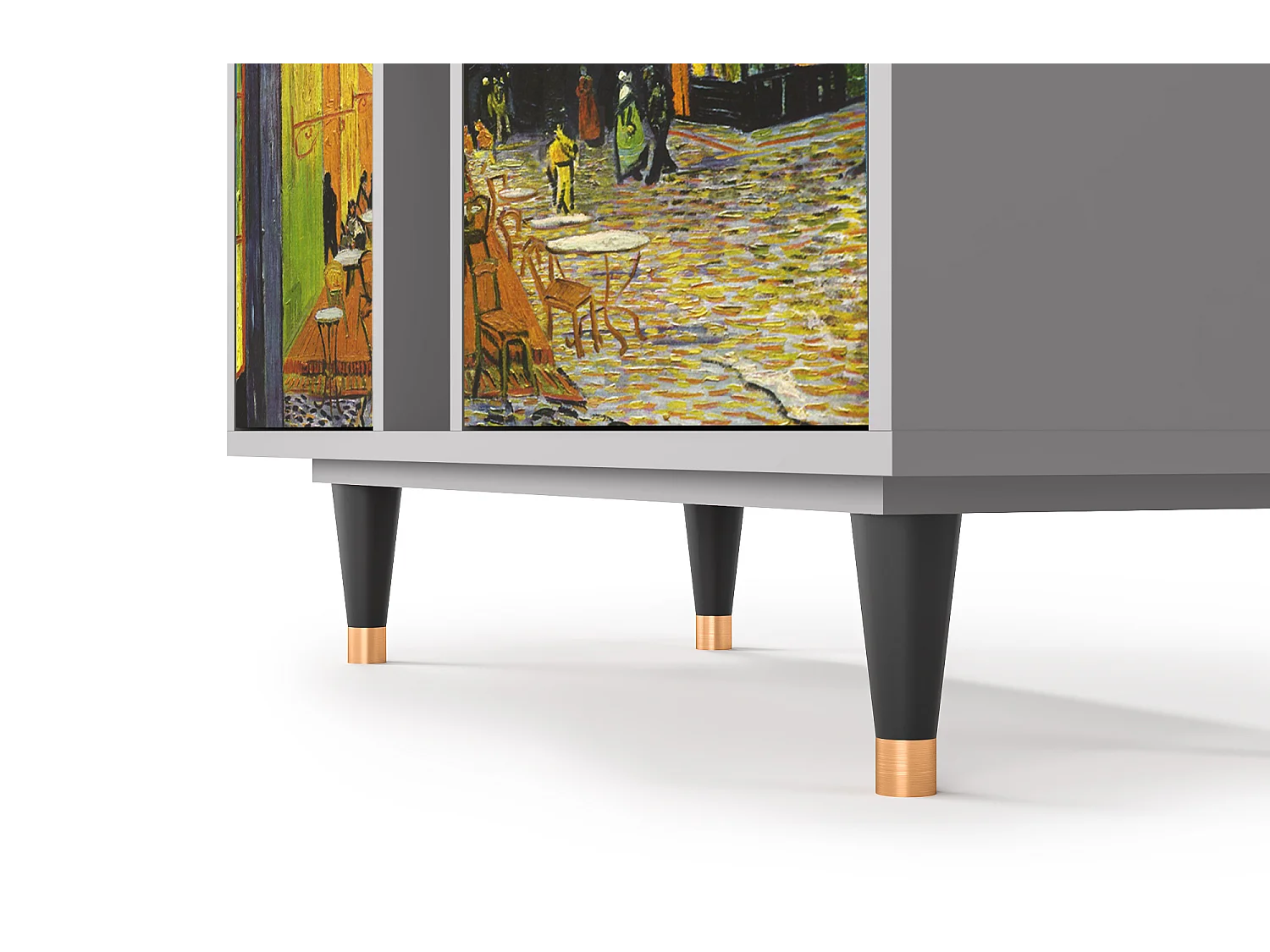 Credenza - 94х96х41 cm - BS5 - Café Terrace at Night, Grigio