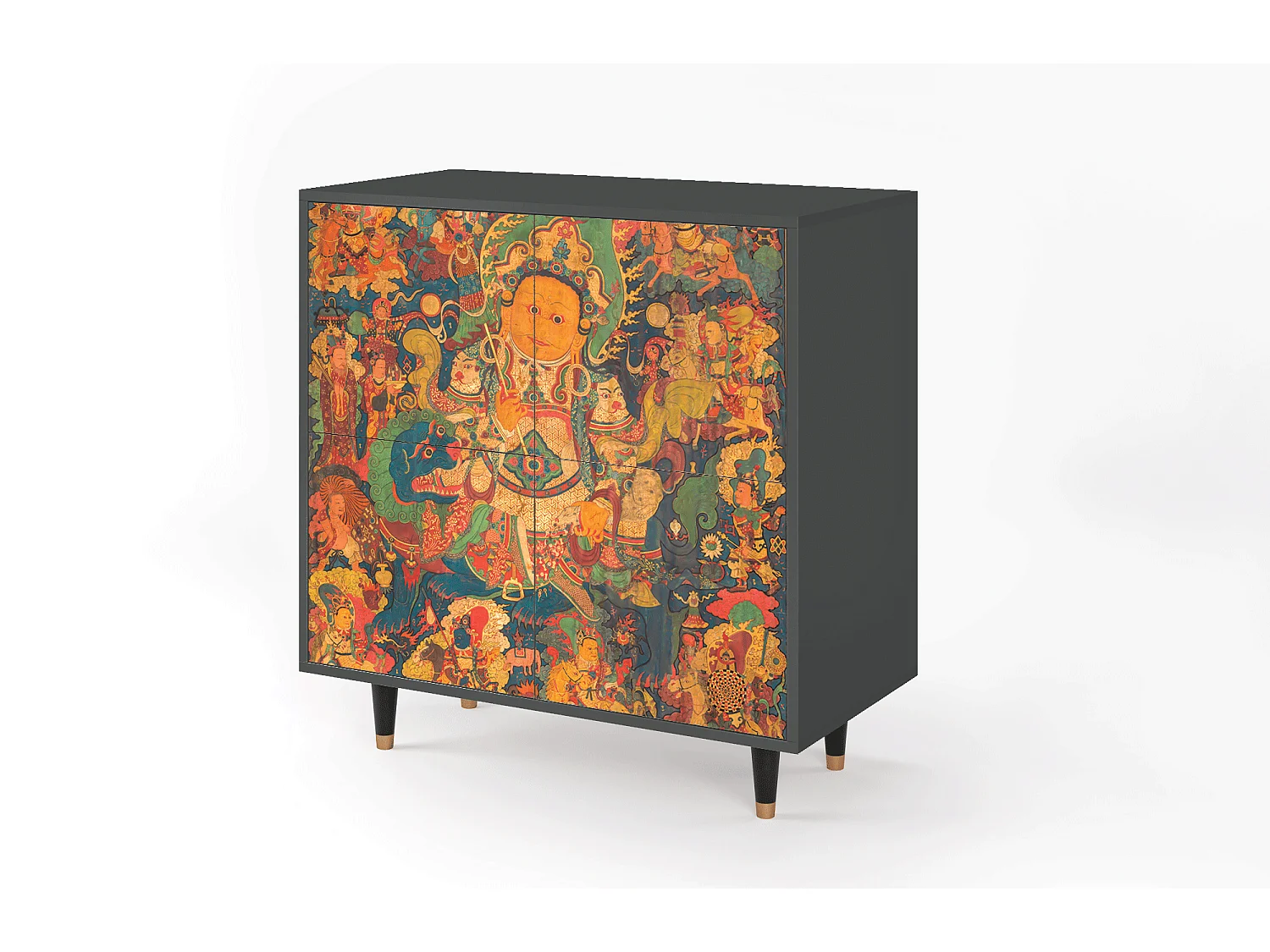 Buffet - 94x96x48 cm - BS3 - God by Vaisravana , Anthracite