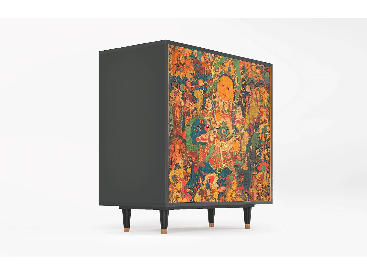 Buffet - 94x96x48 cm - BS3 - God by Vaisravana , Anthracite