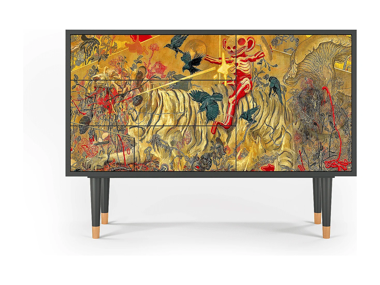 Aparador - 115х84х41 cm - S3 - Blood by James Jean, Antracite