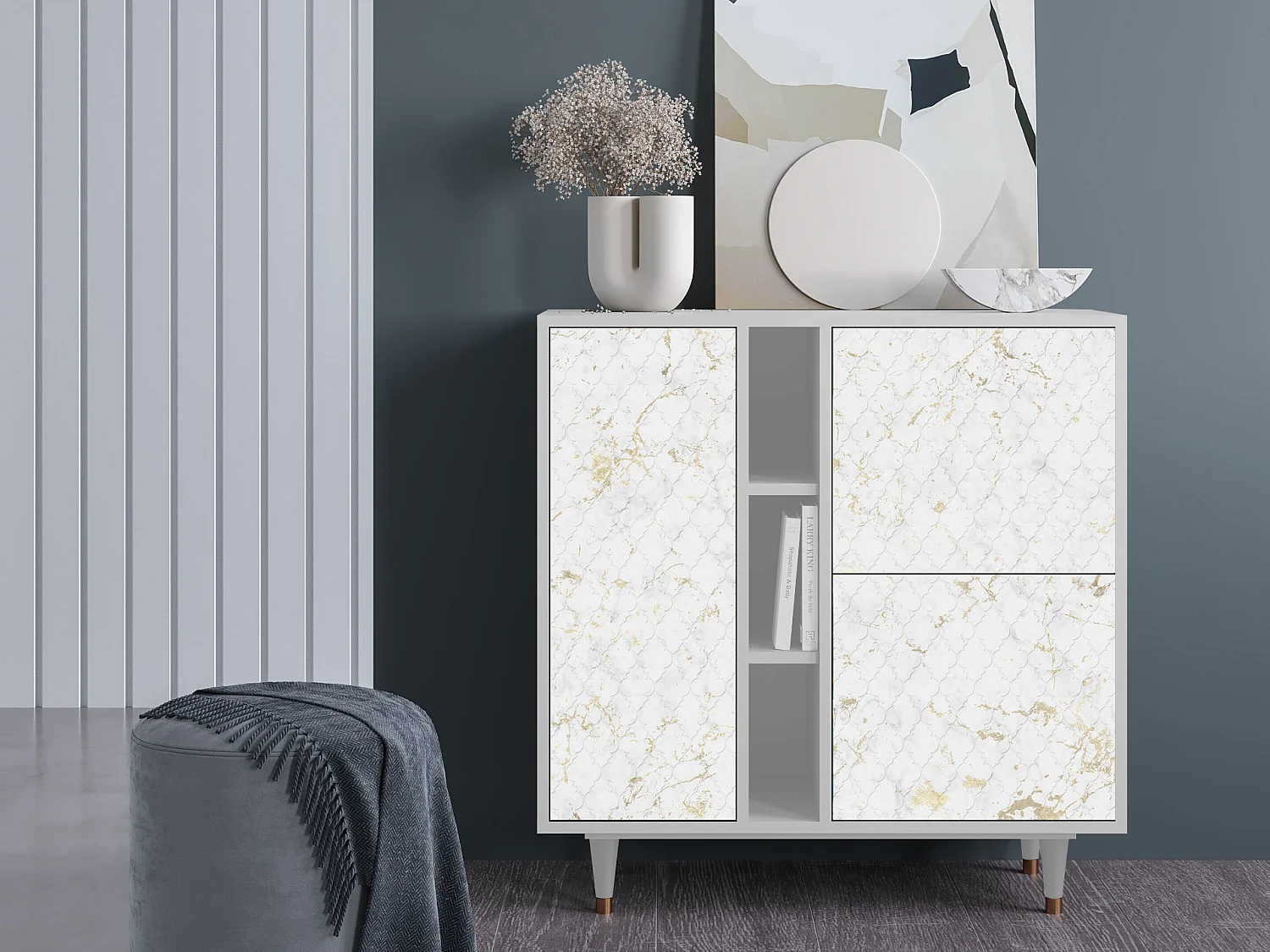 Buffet - 94х96х41 cm - BS5 - Sweet Cotton, Blanc