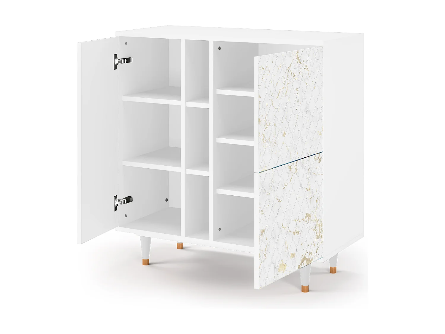 Buffet - 94х96х41 cm - BS5 - Sweet Cotton, Blanc