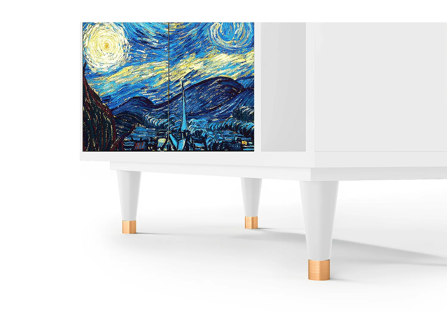 Credenza - 96х110х41 cm - BS6 - The Starry Night  , Bianco