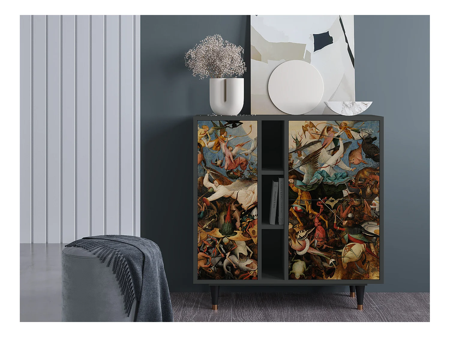 Buffet - 94х96х41 cm - BS5 - The Fall, Anthracite