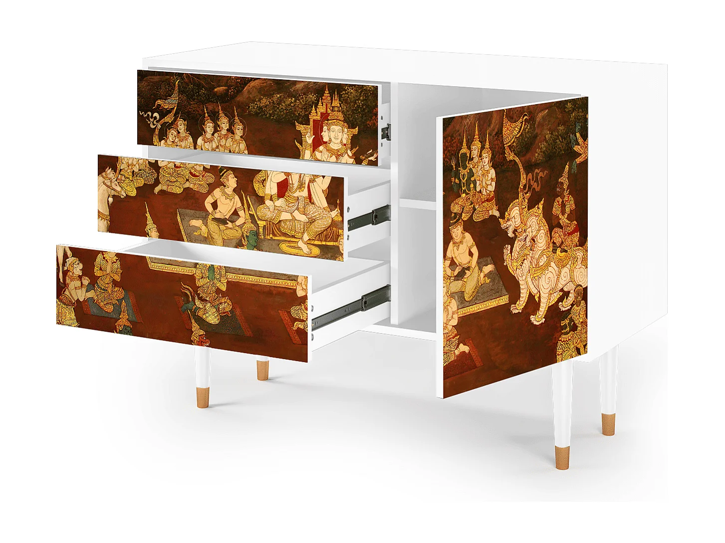 Buffet - 115х84х41 cm - S3 - Malyavan, Blanc