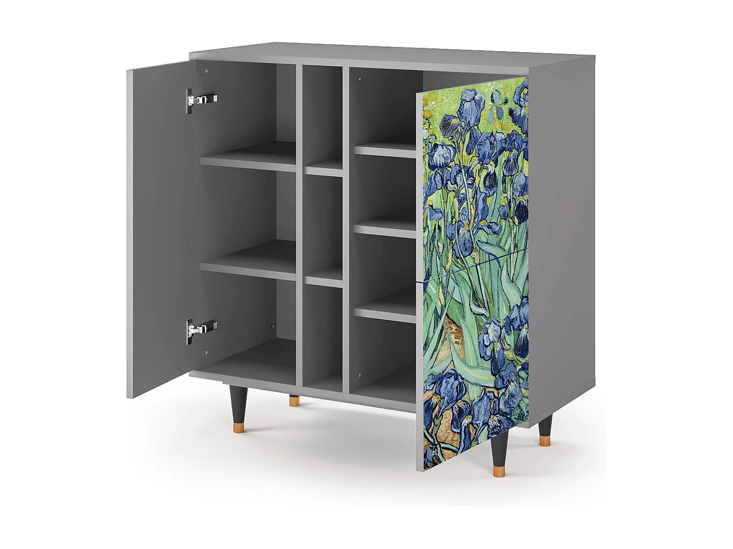 Dressoir - 94х96х41 cm - BS5 - Irises , Grijs