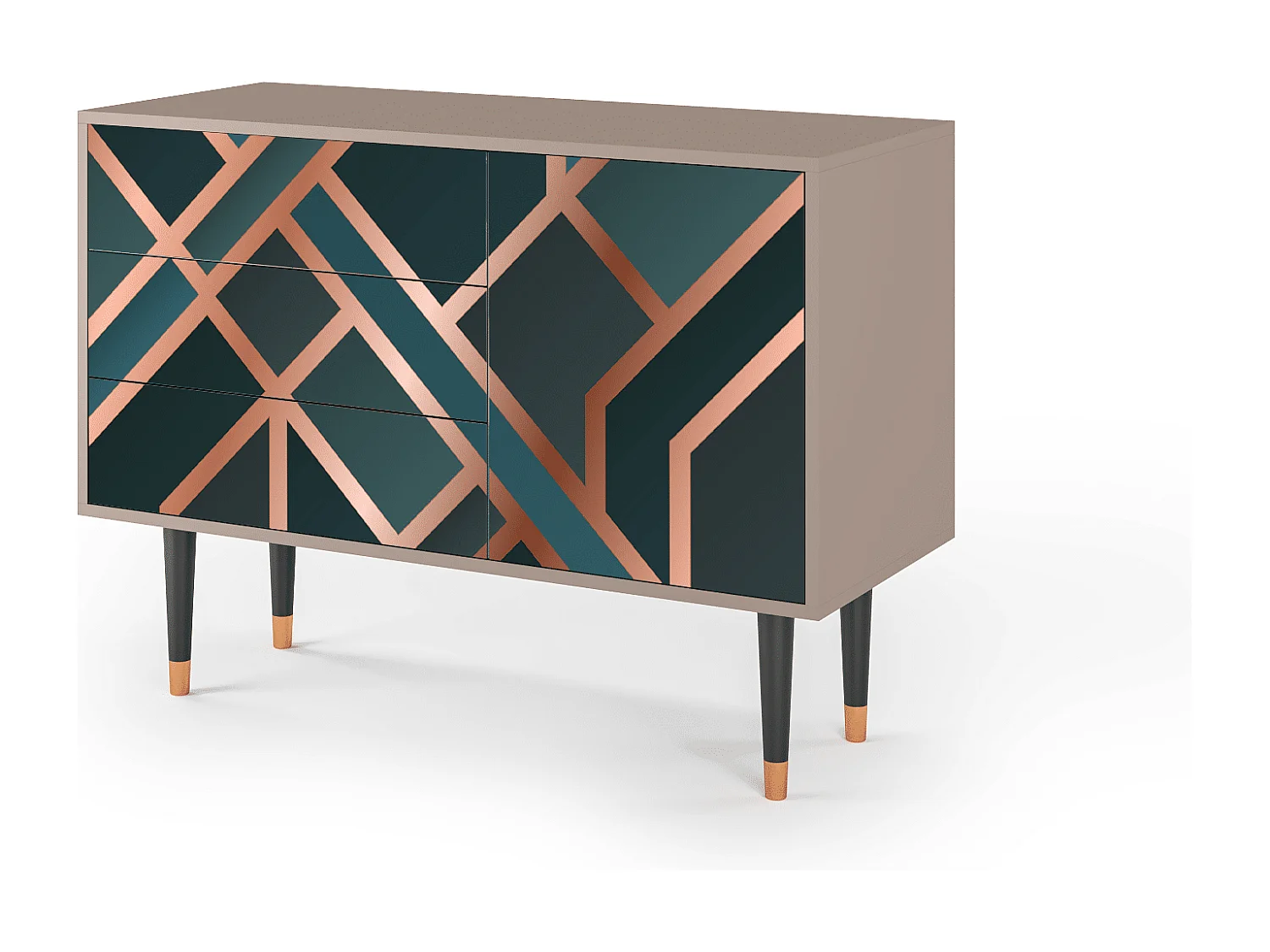 Buffet - 115х84х41 cm - S3 - Bronze Crossroad, Latte