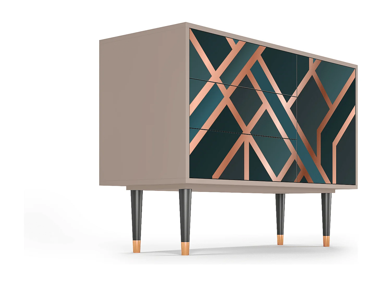 Buffet - 115х84х41 cm - S3 - Bronze Crossroad, Latte