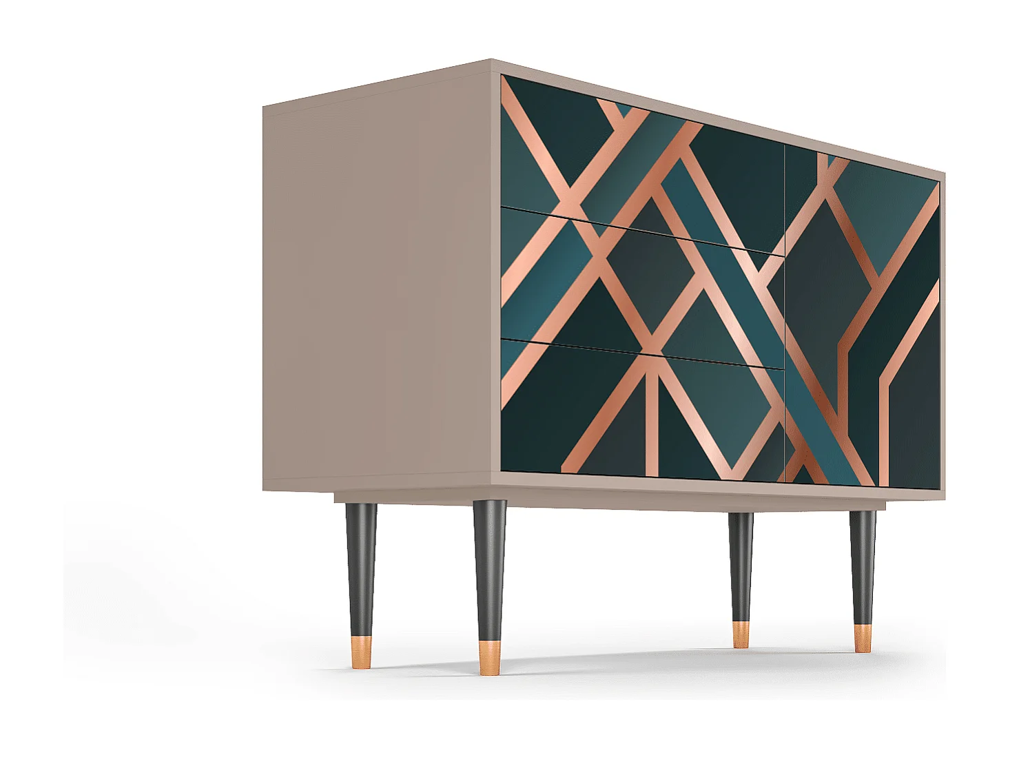 Buffet - 115х84х41 cm - S3 - Bronze Crossroad, Latte