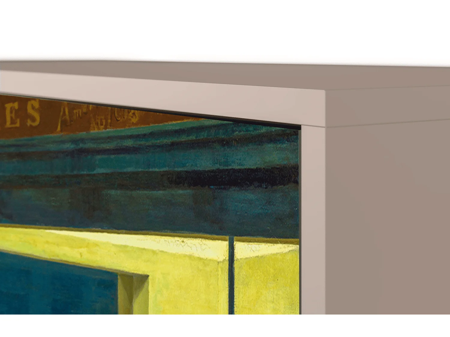 Dressoir - 115х84х41 cm - S3 - Nighthawks by Hopper, Latte