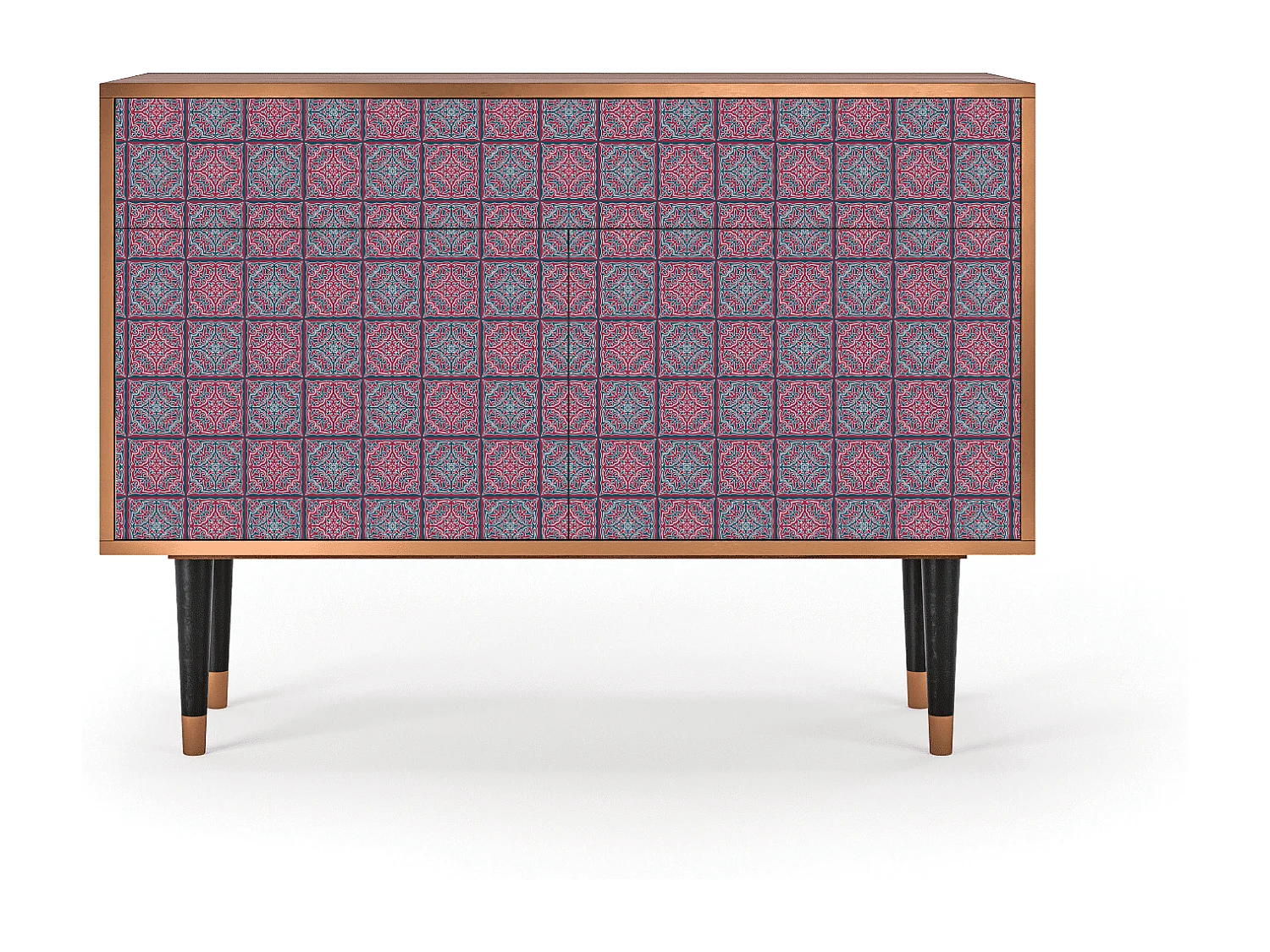 Dressoir - 115x85x48 cm - BS4 - Riviera Mosaic, Walnoot