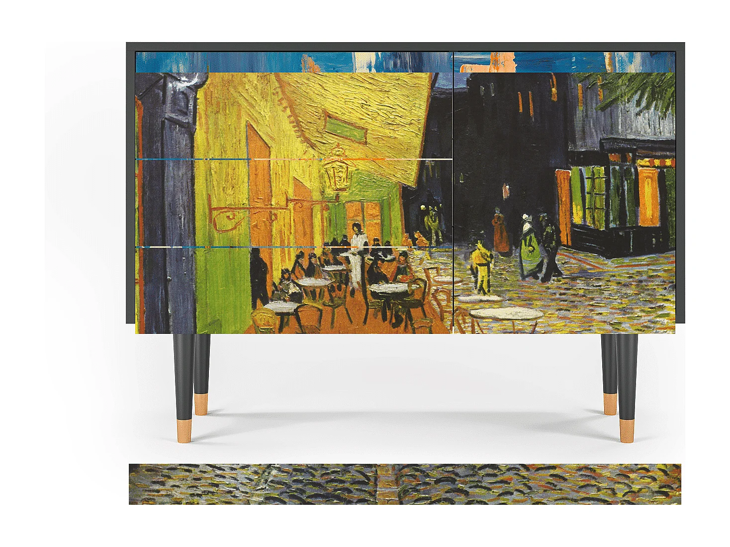 Dressoir - 115х84х41 cm - S3 - Café Terrace at Night, Antraciet