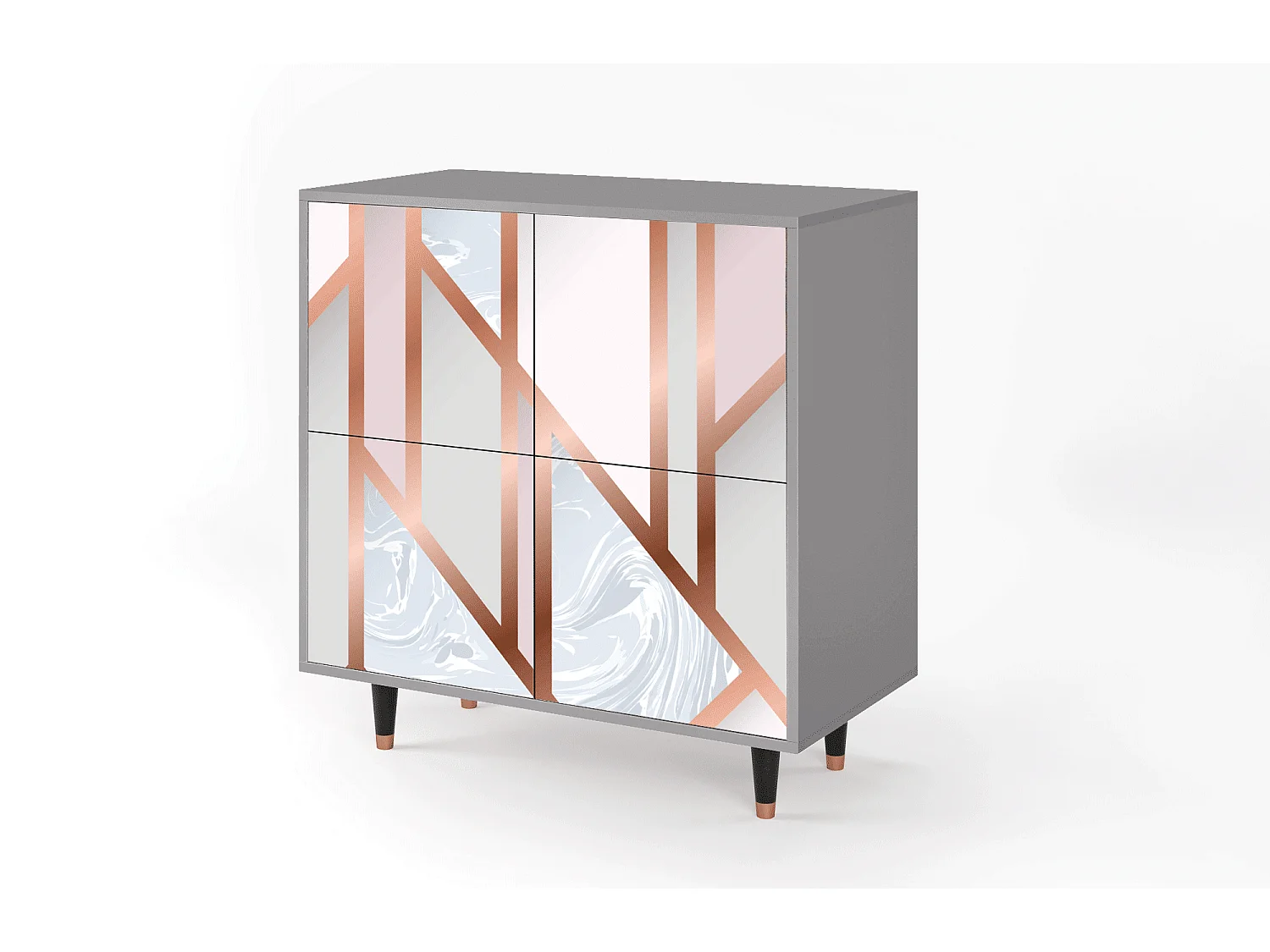 Buffet - 94x96x48 cm - BS3 - Champagne Story, Gris