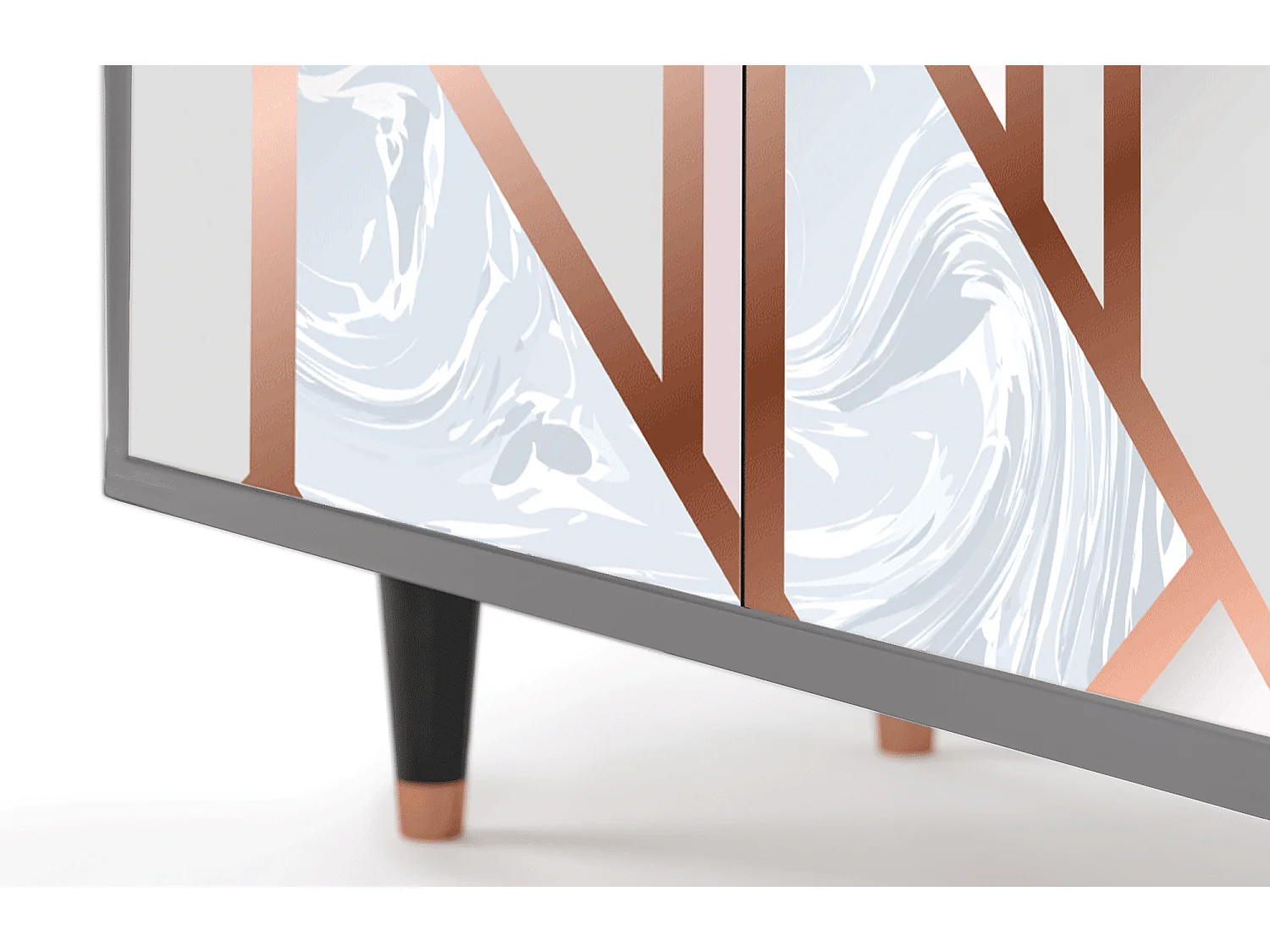 Buffet - 94x96x48 cm - BS3 - Champagne Story, Gris