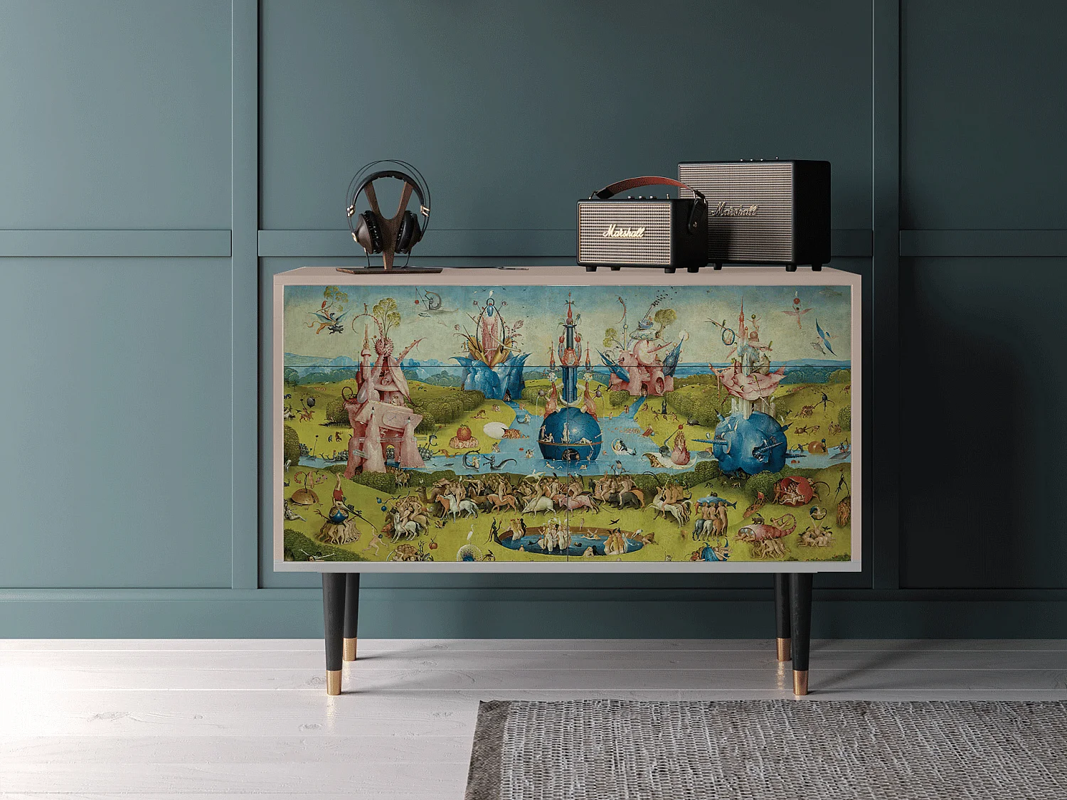 Kredens - 115x85x48 cm - BS4 - The Garden 2 by Bosch, Latte