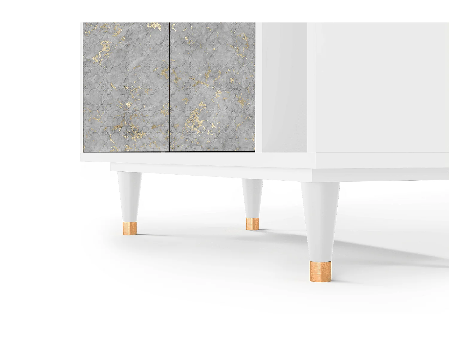 Kredens - 96х110х41 cm - BS6 - Mariana Trench, Biały