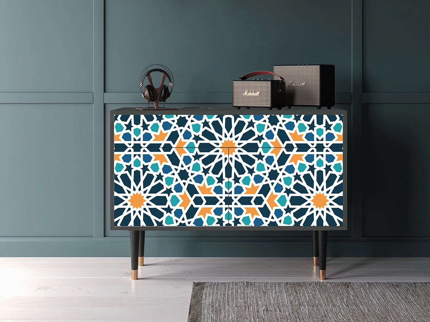 Buffet - 115x85x48 cm - BS4 - Kaleidoscope, Anthracite