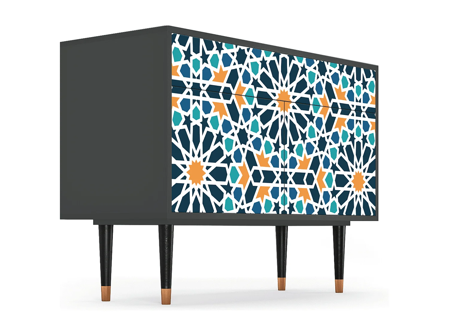 Credenza - 115x85x48 cm - BS4 - Kaleidoscope, Antracite