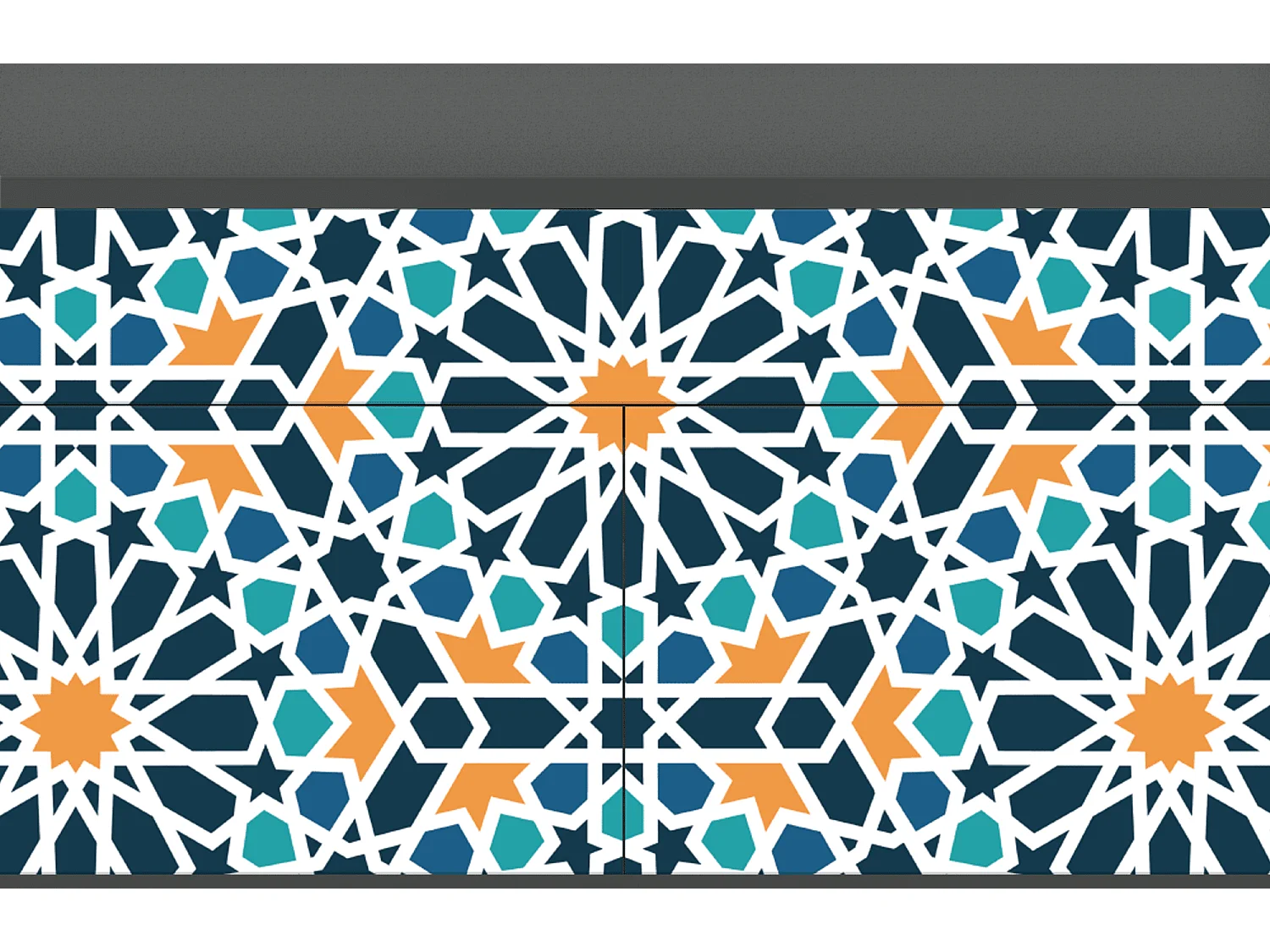 Credenza - 115x85x48 cm - BS4 - Kaleidoscope, Antracite