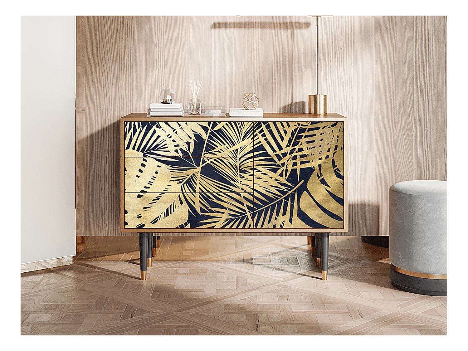 Buffet - 115х84х41 cm - S3 - Jungle Vibes, Noyer