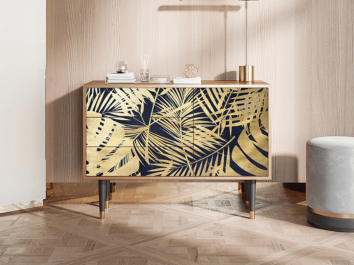Buffet - 115х84х41 cm - S3 - Jungle Vibes, Noyer