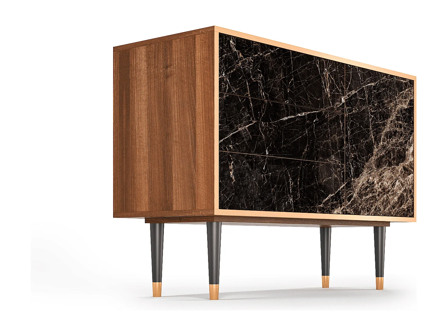 Credenza - 115х84х41 cm - S3 - Night Abyss, Noce