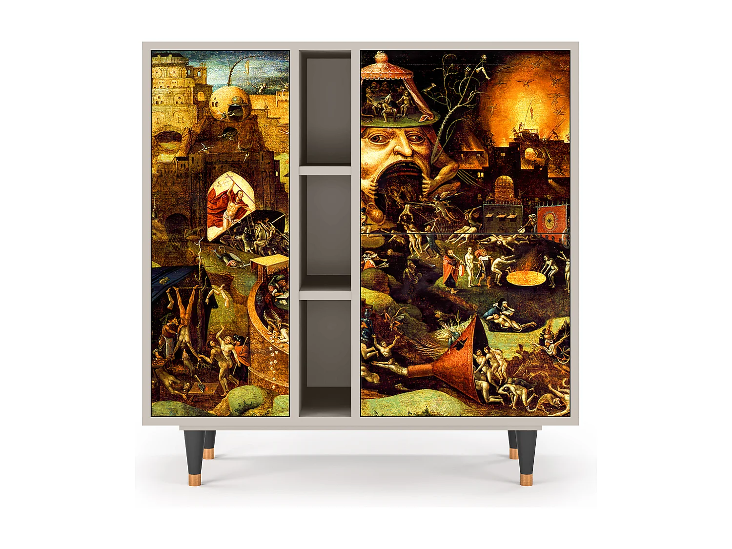 Kredens - 94х96х41 cm - BS5 - Christ in Limbo, Piaskowy