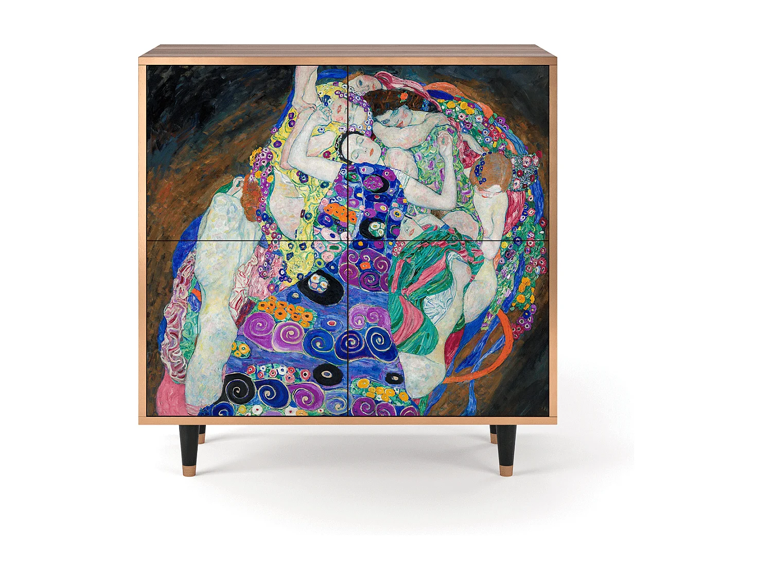 Credenza - 94x96x48 cm - BS3 - The Maiden by Klimt, Noce