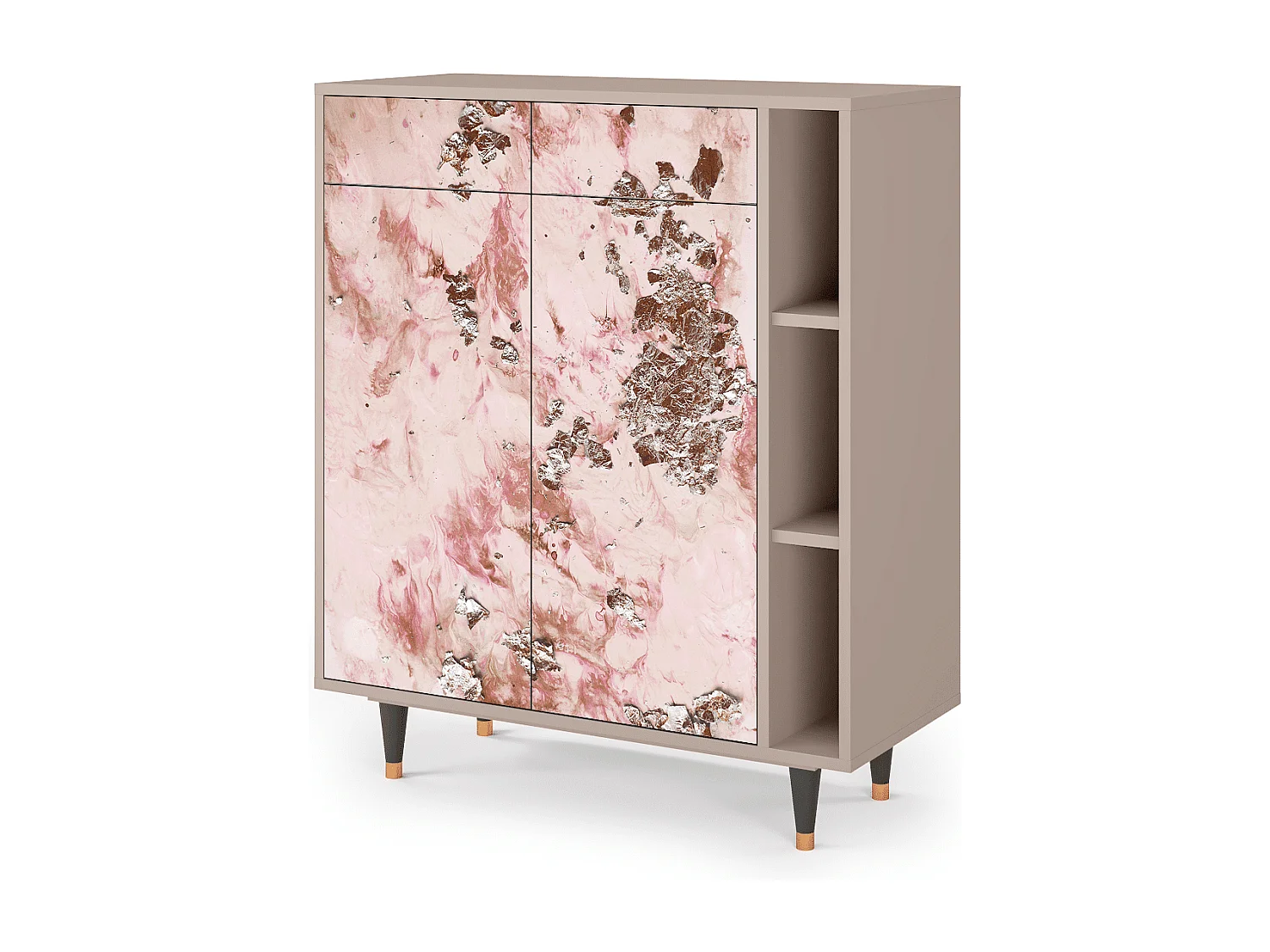 Dressoir - 96х110х41 cm - BS6 - Cotton Candy, Latte